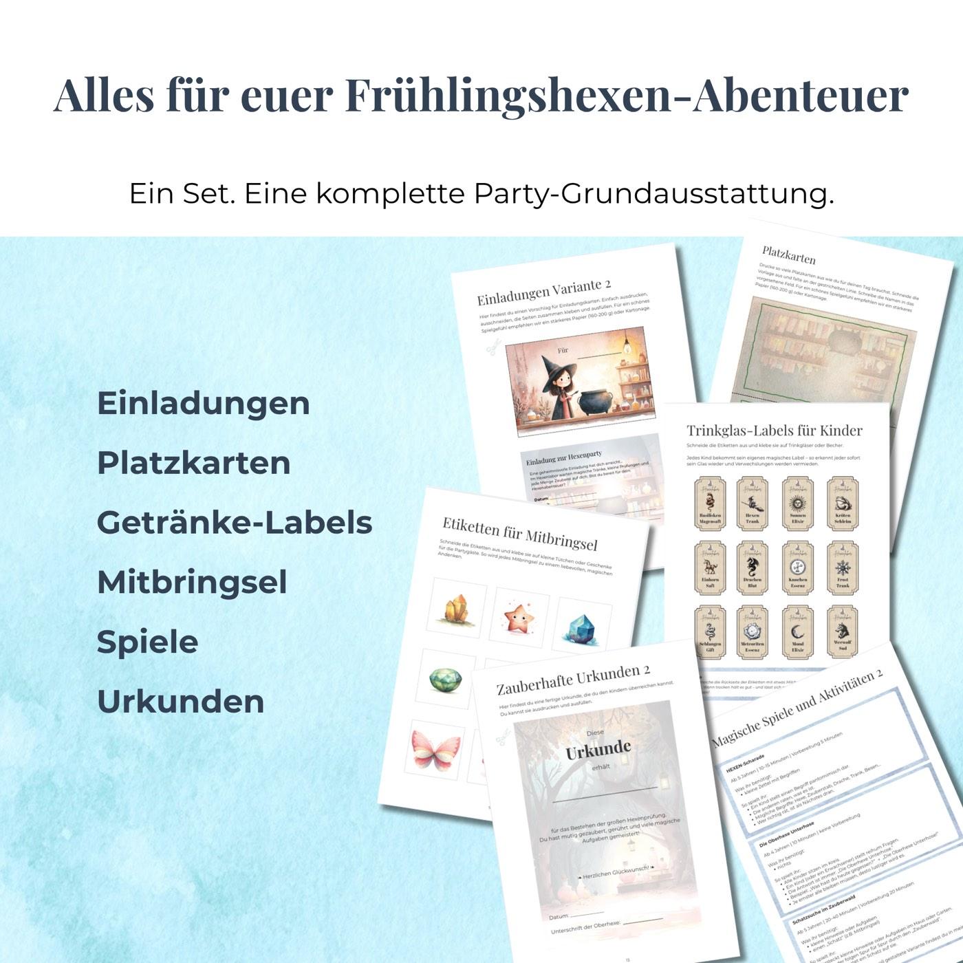 Hexenparty-Set – Vorschau 2